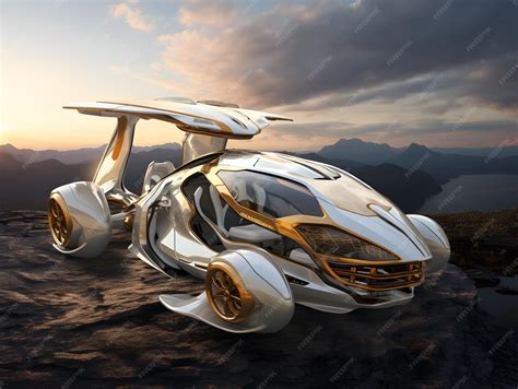 Premium AI Image | 3d illustration of abstract background with flying ...