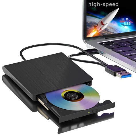 External CD/DVD Drive for Laptop USB 3.0 Portable RW Drive/DVD Player ...