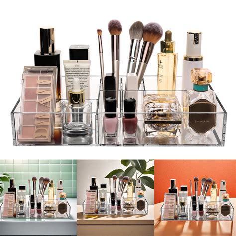 Amazon.com: Large Makeup Organizer Countertop - Clear Make Up ...