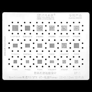 AKT MP-1 Series Power IC BGA REWORK REBALLING Stencil 0.12MM Qualcomm ...