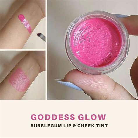 Aegte 4 in 1 Goddess Glow Bubblegum Lip & Cheek Tint Luminous Highligh