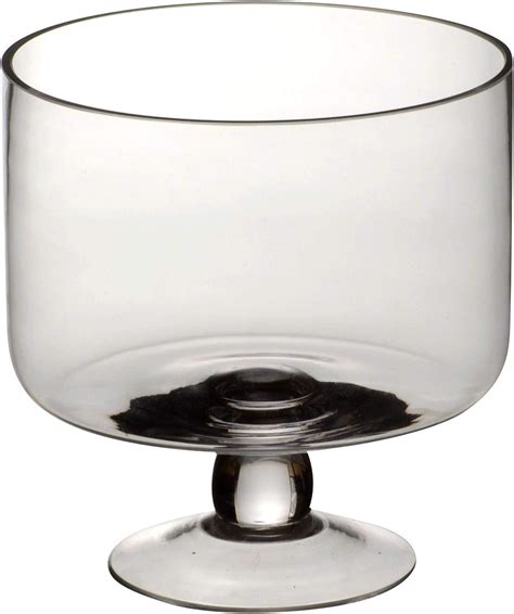 Amazon.com | Nuogo 170oz Trifle Bowl Glass Large Round Serving Footed ...