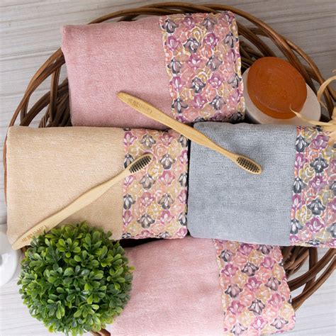 Prima Lace 100% Cotton Hand Towel Set of 4 | Ultra Soft, Highly Absorb ...