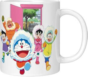 BYSR FASHION Doraemon White Cup For Boys & Girls Doraemon Lover Pack of ...