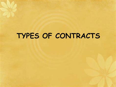 Final types of contracts- different types of contracts | PPTX