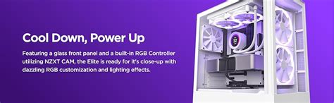 NZXT H5 Elite Compact ATX Mid-Tower PC Gaming Case – Built-in RGB ...