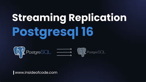 PostgreSQL Streaming Replication 的图像结果
