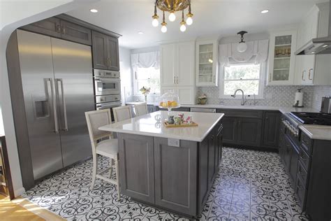 Mosaic Floor Tiles For Kitchen : White Rustic Metro Tiles Walls And ...