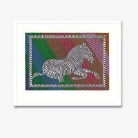 Victor Vasarely Print Zebra No. 3 (III) For Sale I ARTEDIO