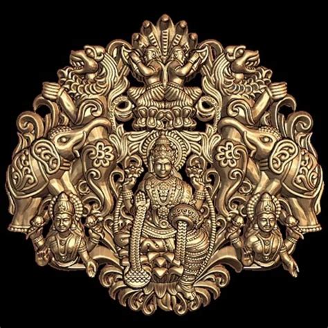 Divine Lakshmi 3D Model for 3D Printing