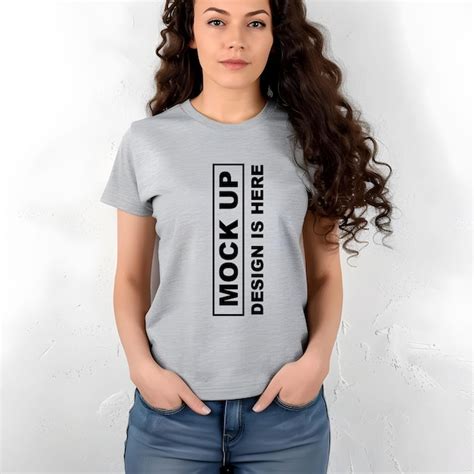 Gray tshirt mockup girl tshirt mockup sweatshirt mockup apparel mockup ...