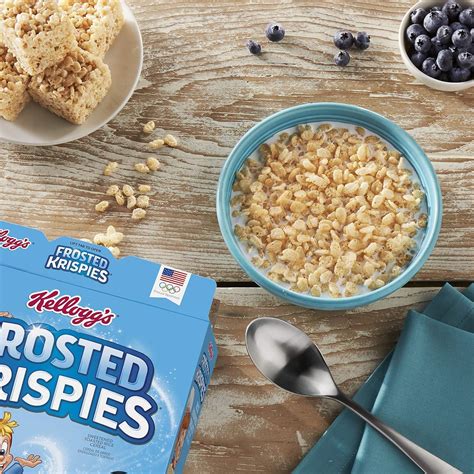 Kellogg's Frosted Krispies Breakfast Cereal 13 oz Box (Pack of 6) | Fat ...