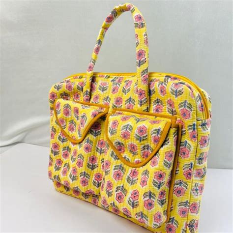 Quilting Handmade Laptop Bag – Tofha Store