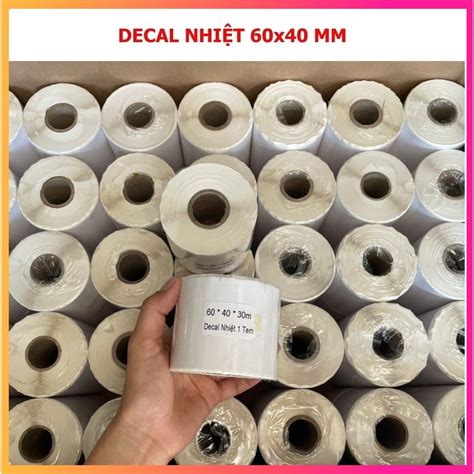 TEM NỘI THẤT Giấy In Tem 60x40 mm - Decal Nhiệt 6x4 cm | Shopee Việt Nam
