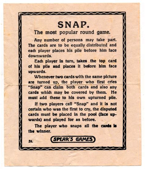 Snap Card Game