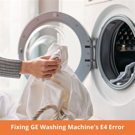Image result for E 4 Error Code On Washing Machine
