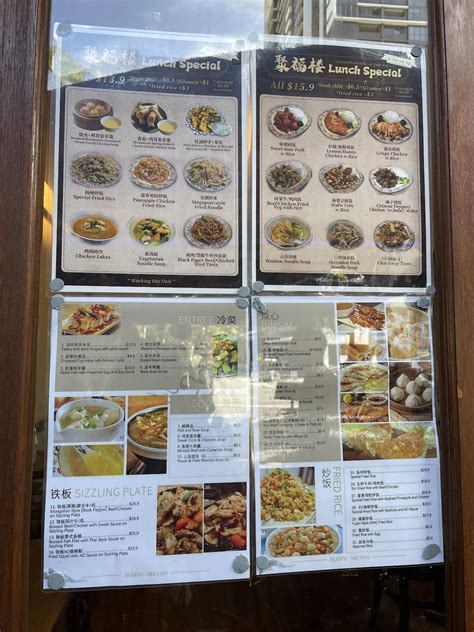 Menu at Glee Fu Chinese Restaurant, Milton