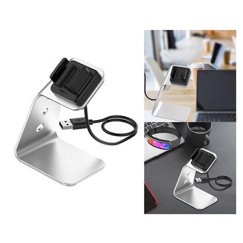 TECPHILE USB Charging Dock Stand for Fitbit Charge 3 /Charge 4 ...