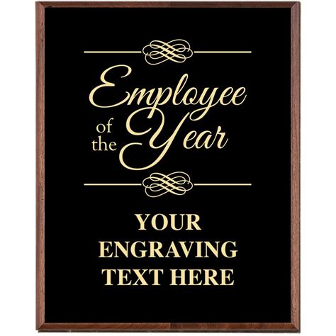 Crown Awards Corporate Employee Recognition Plaques - 5 x 7 Employee of ...