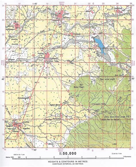 Topographic Map Survey Of India at Mia Stanfield blog