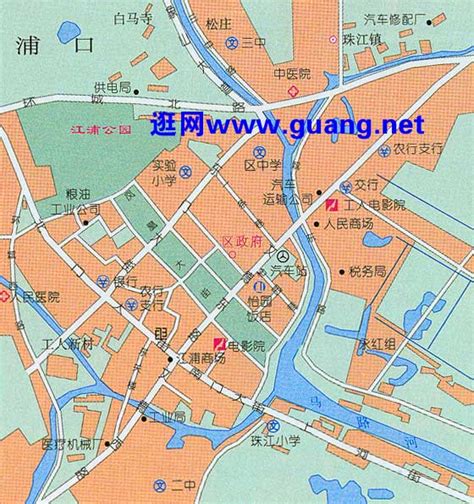南京市浦口区地图_百维网
