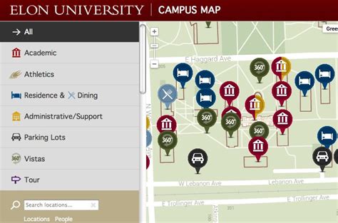Elon University / Today at Elon / Elon launches new interactive campus map