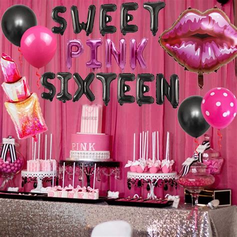 16th Birthday Party 16th birthday decorations ideas for a sweet celebration