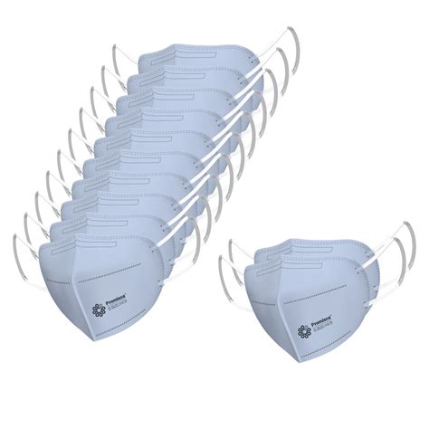 Promisca N95 (Pack of 10+2 Extra) Ear Loop style 5 layered filtration