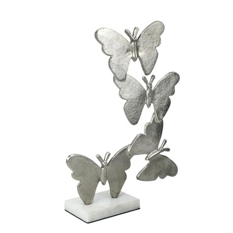 Flutter Silver Butterly Sculpture – Maison Modern