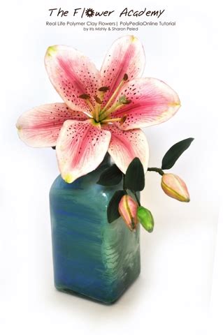 Image result for 3D Polymer Clay Flower Tutorials