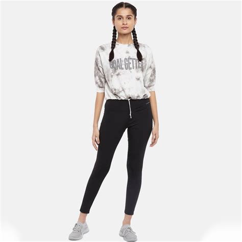 wavecolour | Grey & White Tie and Dye Pure Cotton Blouson Top