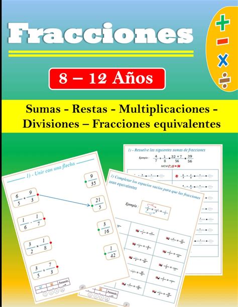 Amazon.in: Buy Fracciones: ¡Aprendiendo a sumar, restar, multiplicar y ...