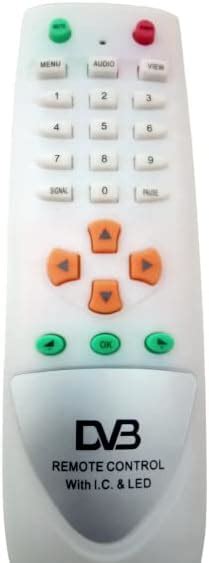 Buy Unbreakable Remote DD Free Dish-DVB DTH Box, (White, Remote) - Pack ...