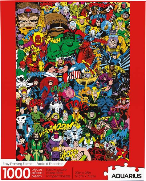 AQUARIUS Marvel Retro Puzzle 1000 Piece Jigsaw India | Ubuy
