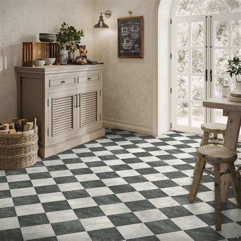 Vintage Checkerboard Flooring Gatsby Black And White Vintage Checkered