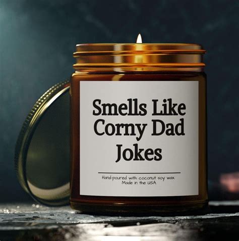 Corny Dad Jokes Candle: Father's Day Coconut Soy Wax Gift - Etsy