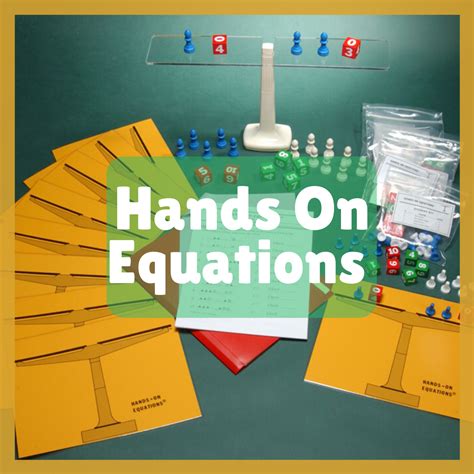 Hands-On Equations | Math projects, Equations, Linear equations