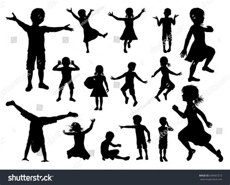 332 Kids Play Silouette Images, Stock Photos & Vectors | Shutterstock