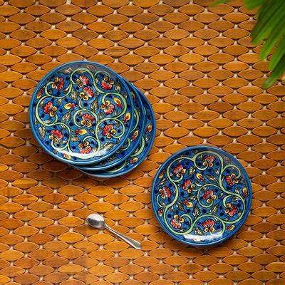 Quarter Plates - Buy Ceramic Quarter Plates Online in India – ExclusiveLane