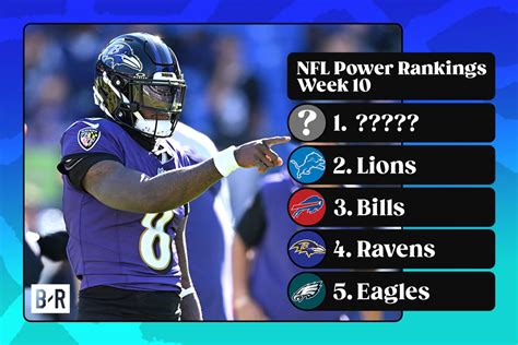 B/R Experts Week 10 NFL Power Rankings: Where Does Every Team Stand ...
