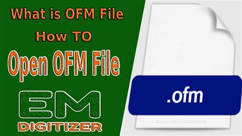 Image result for How to Open OFM Files