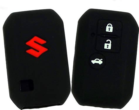 KKRONAS Silicon Key Cover for Maruti Suzuki Dzire Swift Ertiga (Push ...