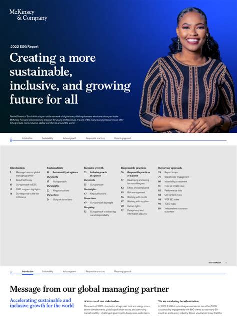 McKinsey_2022_ESG_Full_Report | PDF | Sustainability | Economic Growth