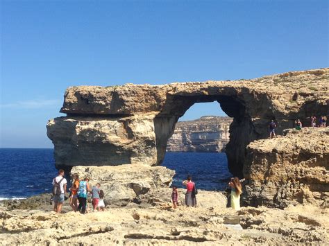 Around The World: The Azure Window & The Blue Hole, Gozo Island, Malta ...