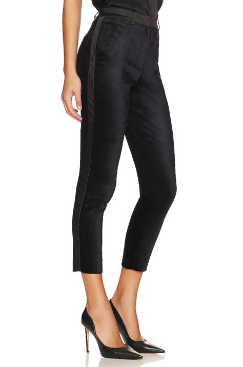 ALLSAINTS Sofia Velvet Trouser in Midnight Blue | REVOLVE