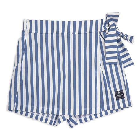 Girls Blue Striped Shorts (3153500) | Max & Mia