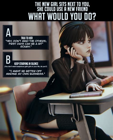 wednesday addams (addams family and 1 more) drawn by crisisbeat | Danbooru