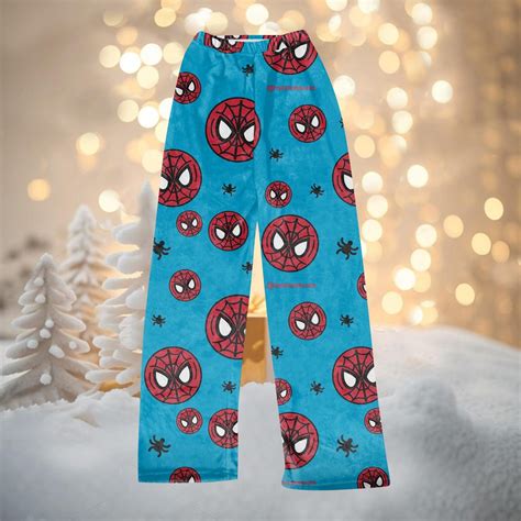 Spider-Man Pajama Pants for Women Girls Cute Cartoon Cat Spider Pjs ...