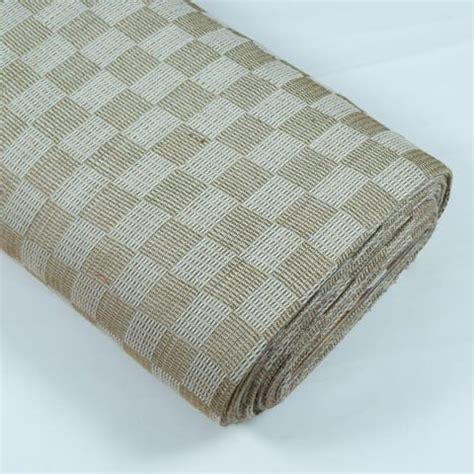 OFF WHITE CHECKS JACQUARD fabric