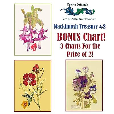 Buy Charles Rennie Mackintosh Deluxe Treasury #2-3 Counted Cross Stitch ...